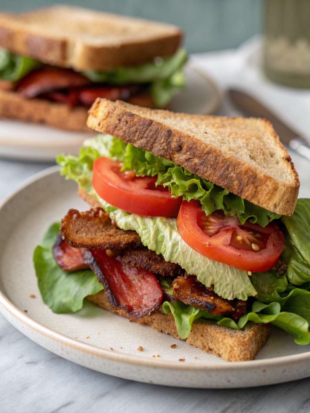 Vegan BLT Sandwich