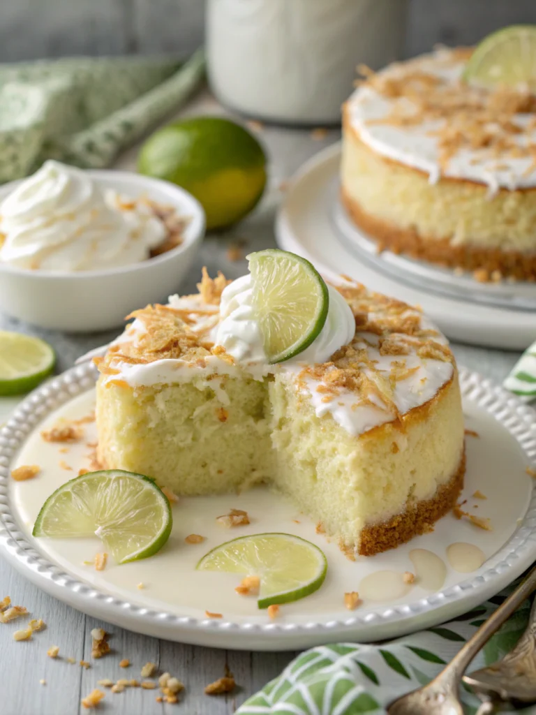 Coconut Lime Tres Leches Cake
