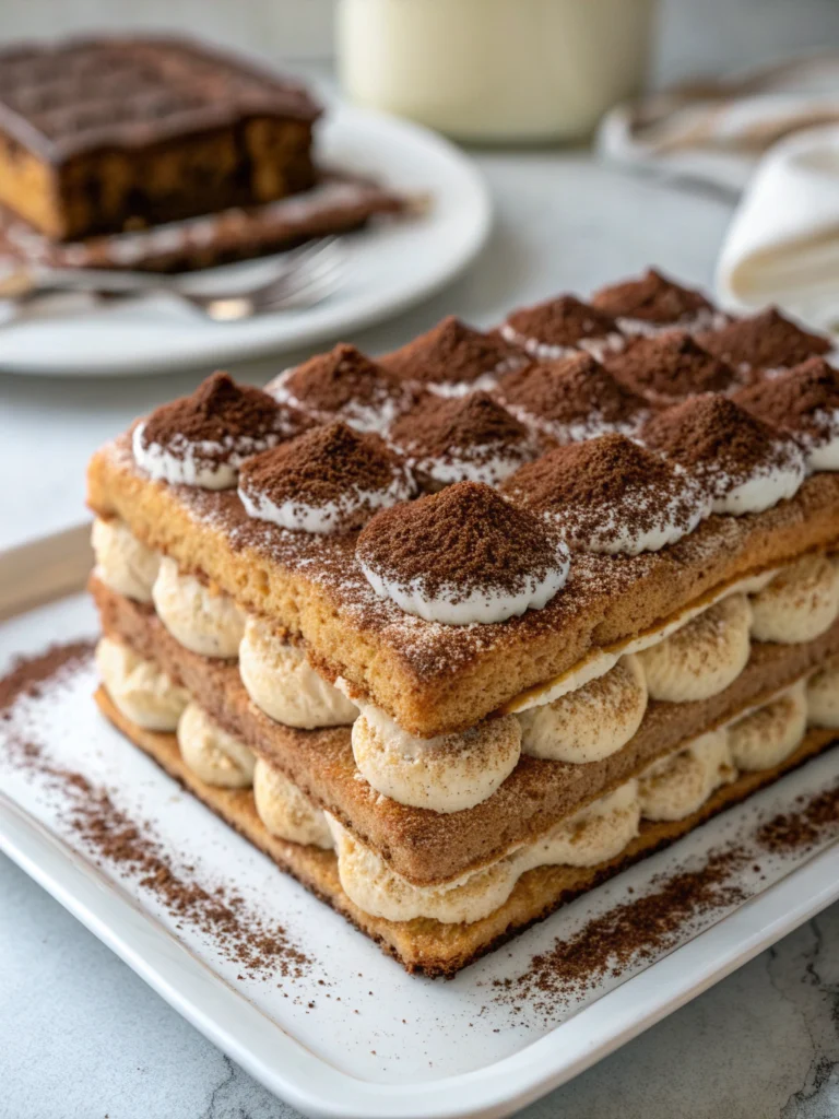 Tiramisu Layer Cake