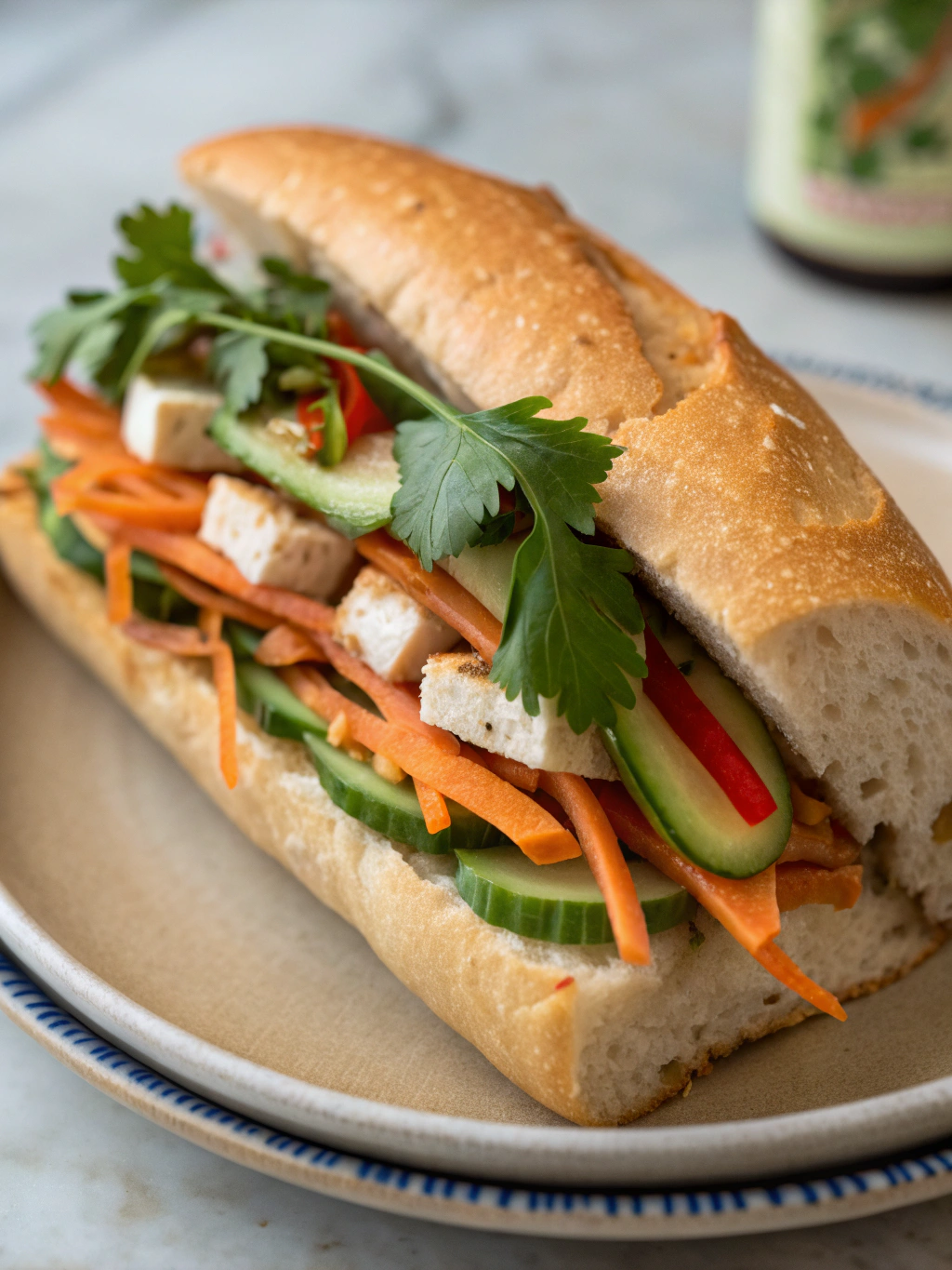 Vegan Banh Mi Sandwich