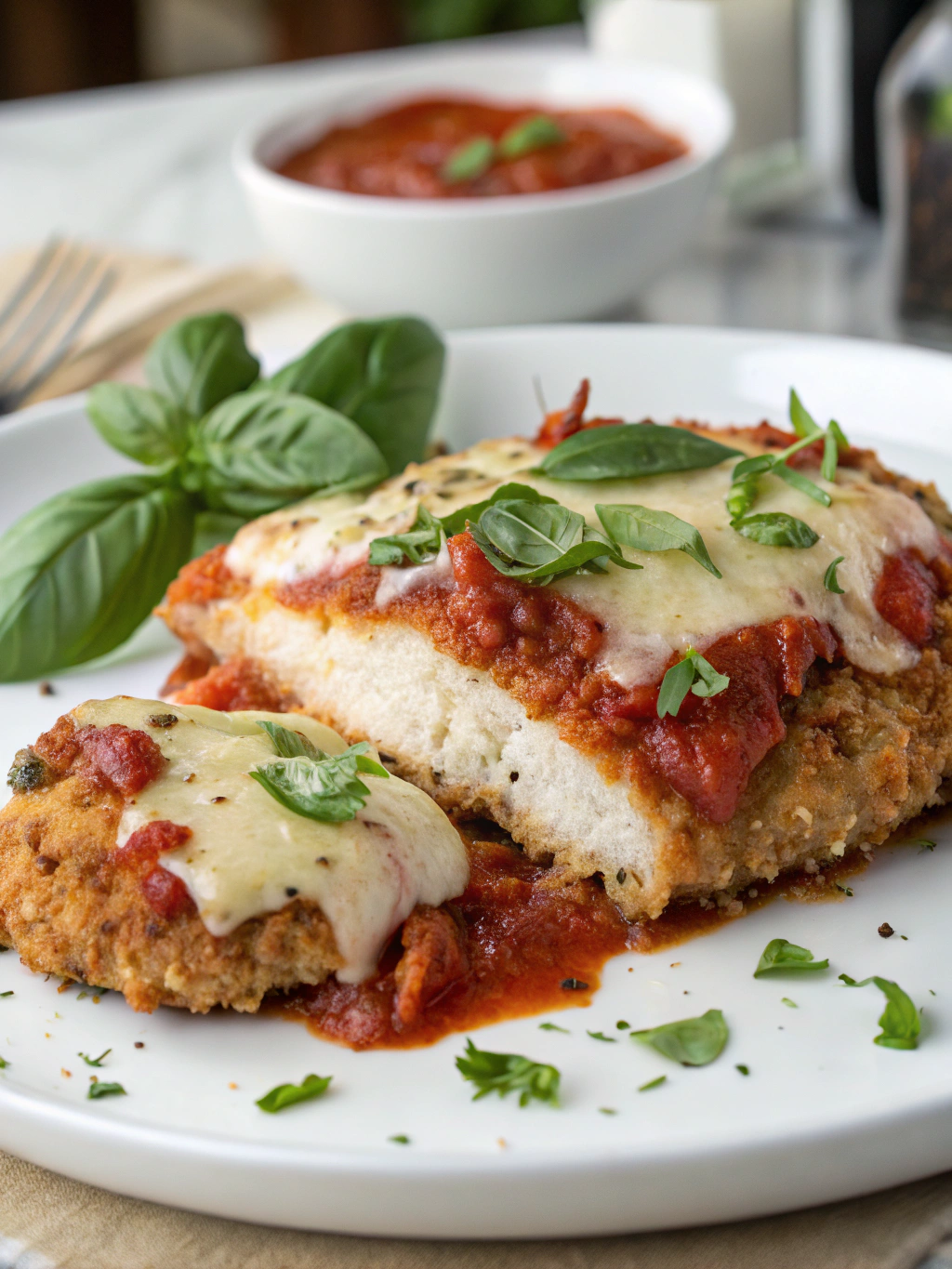 Chicken Parmesan with Mozzarella
