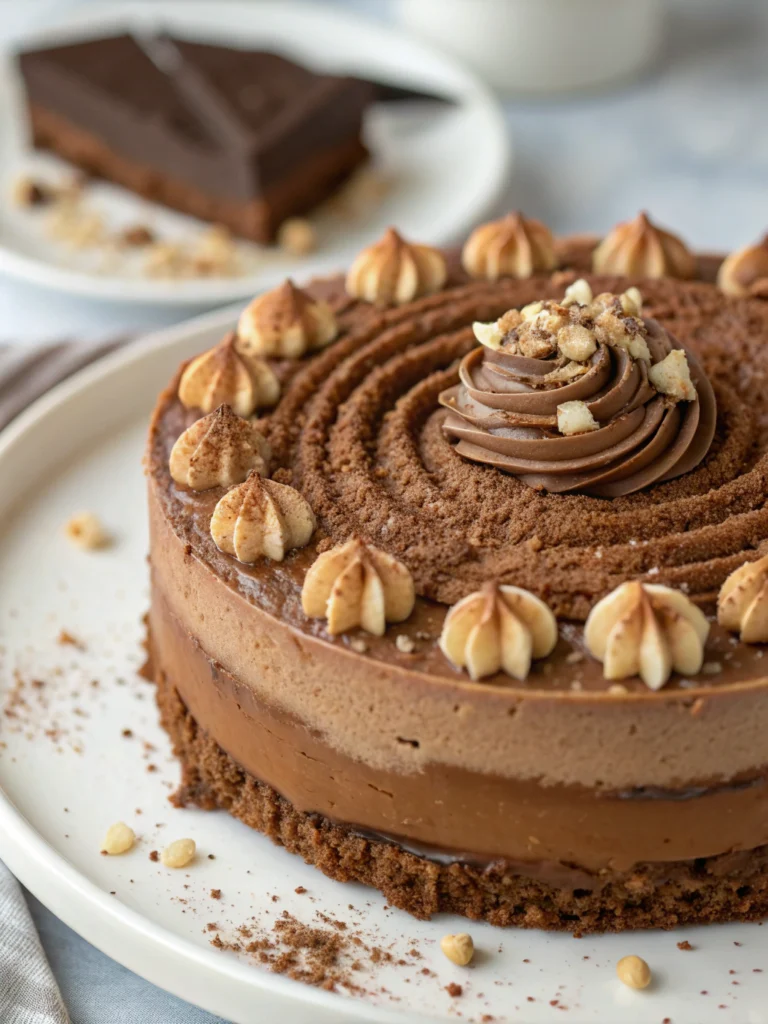 Mocha Hazelnut Mousse Cake Mocha Hazelnut Mousse Cake