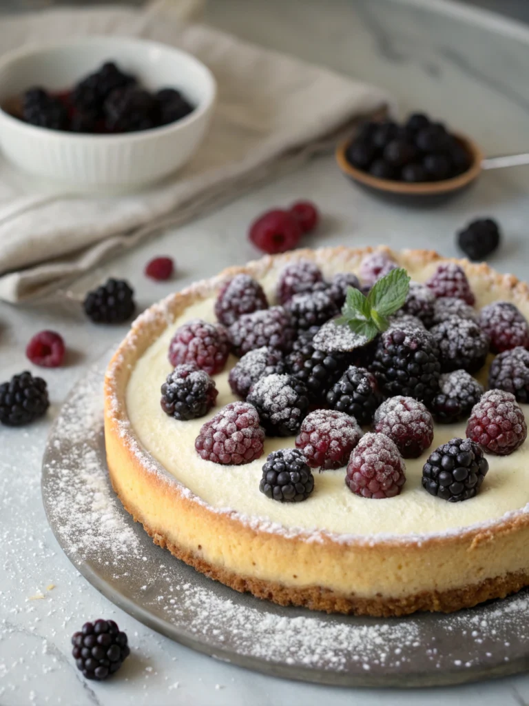 Blackberry Cheesecake Tart Blackberry Cheesecake Tart