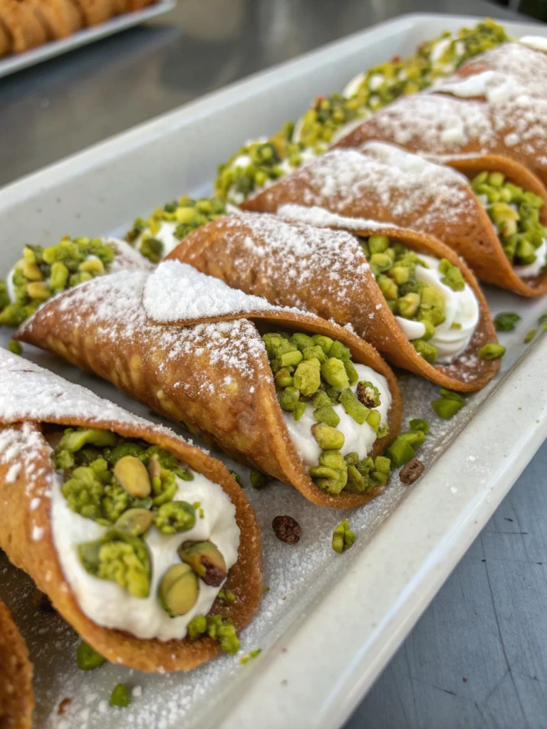 Pistachio Cannoli Pistachio Cannoli
