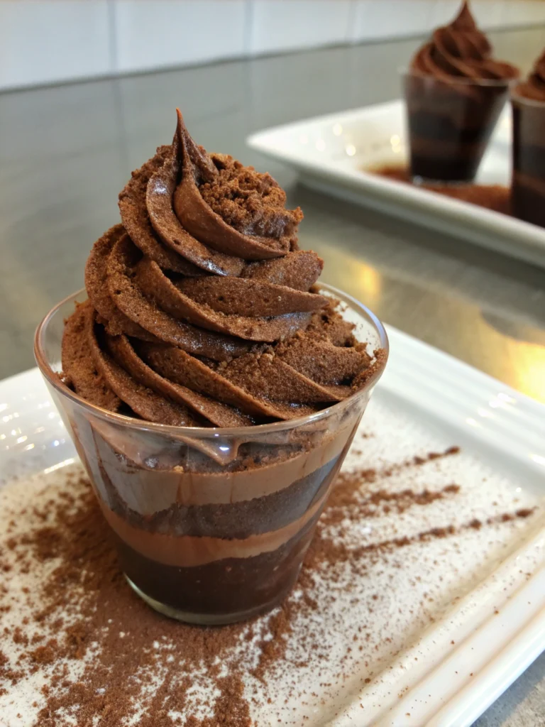 Chocolate Espresso Mousse Cup Chocolate Espresso Mousse Cup