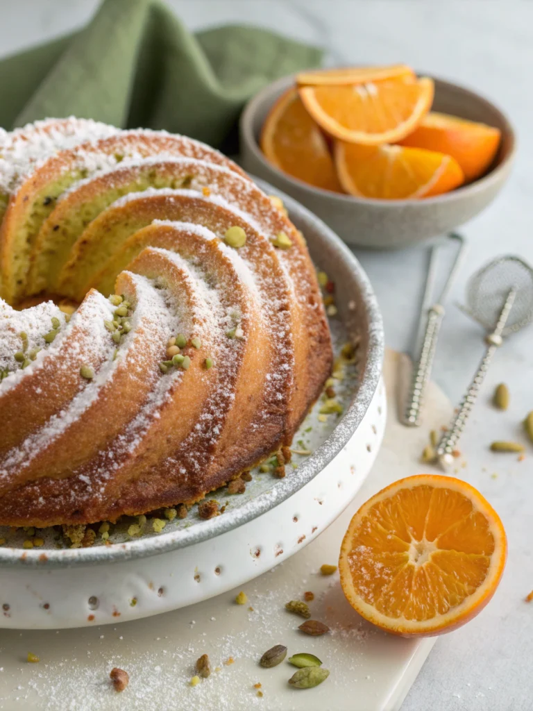 Orange Cardamom Bundt Cake Orange Cardamom Bundt Cake