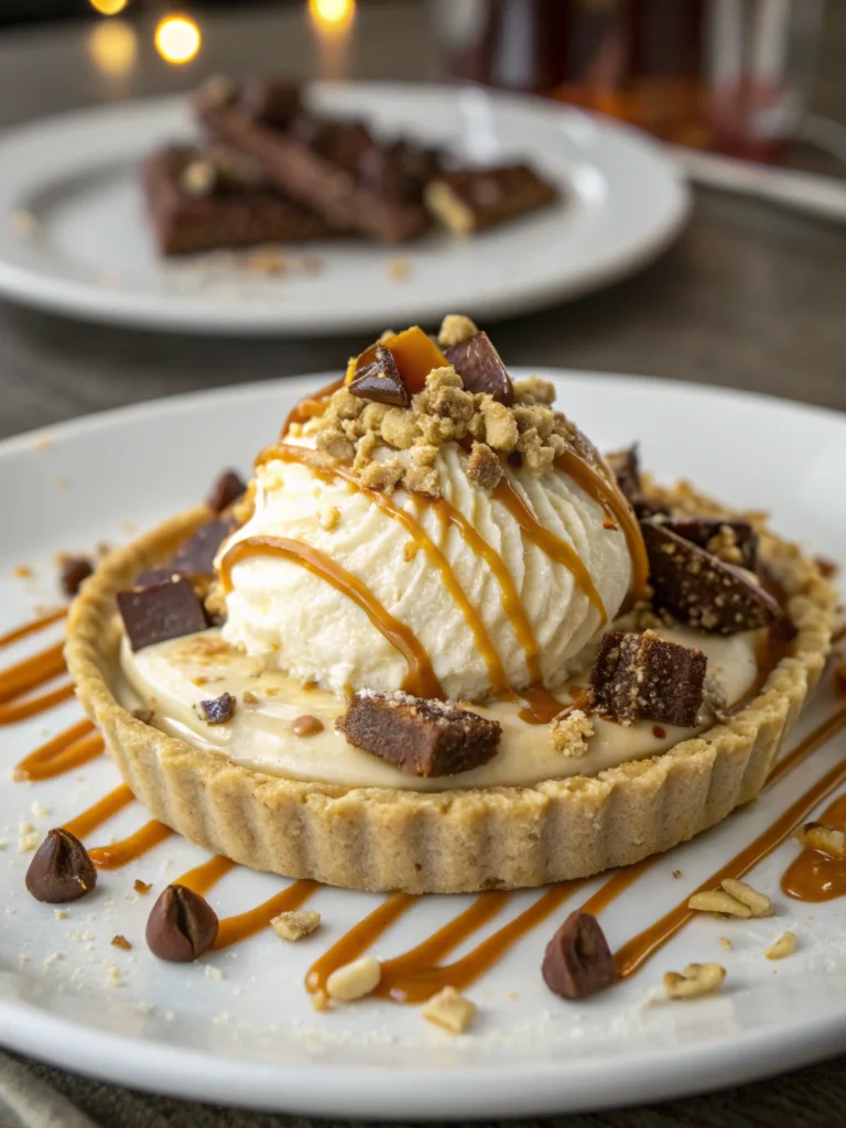 Coffee Toffee Ice Cream Pie