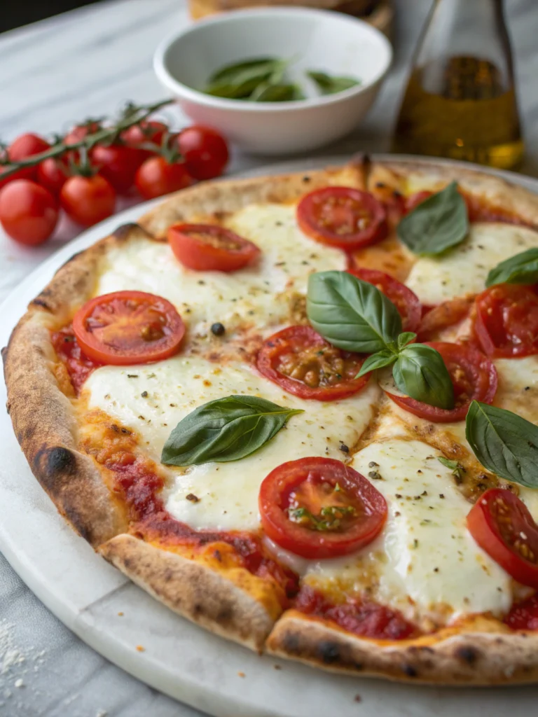 margherita pizza Italian lunch