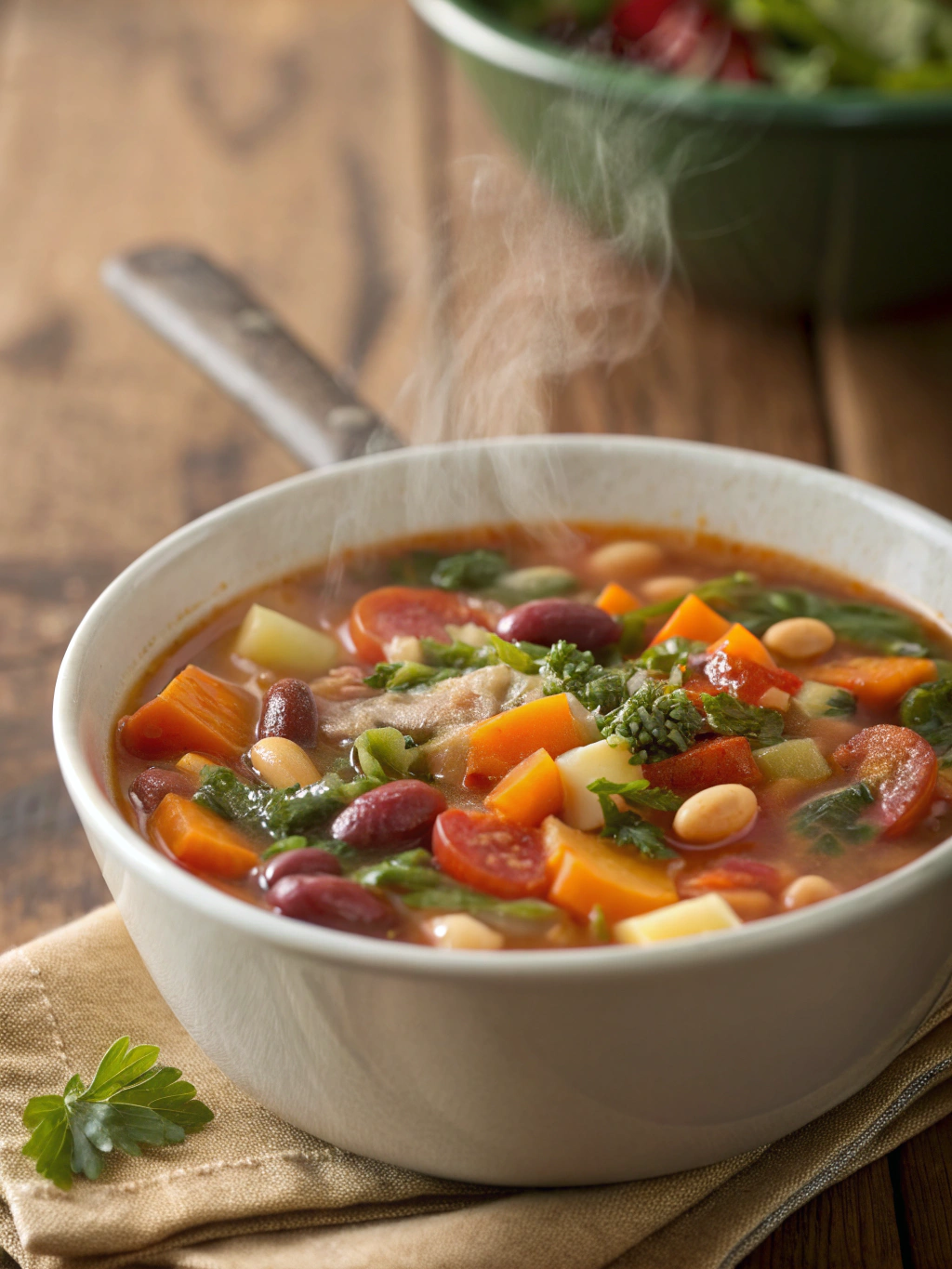 minestrone soup Italian lunch