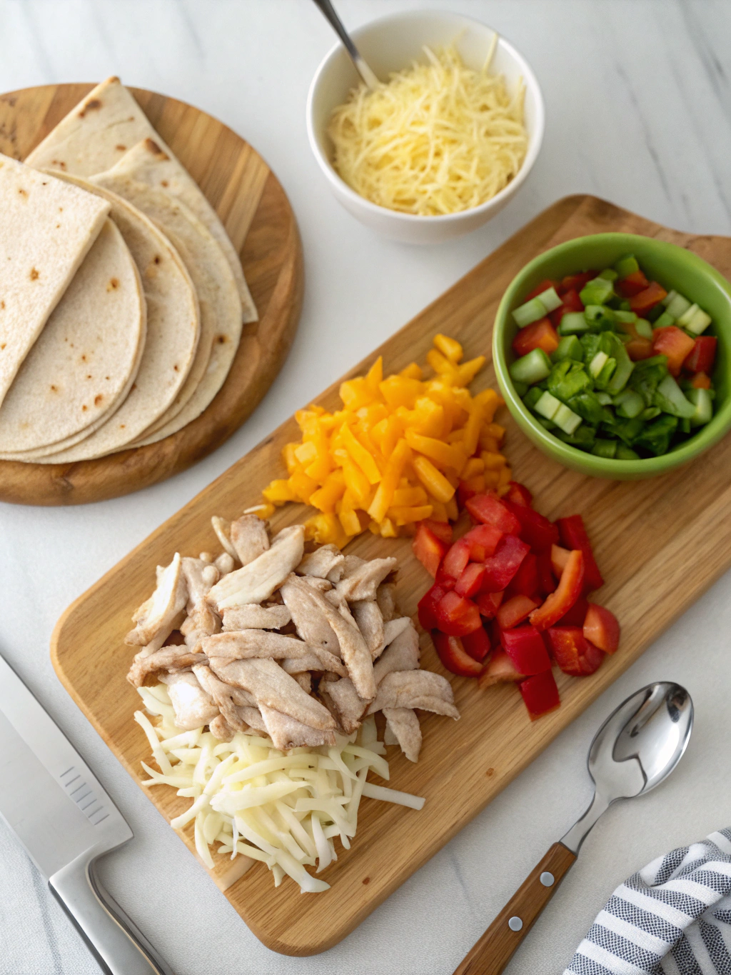 Quesadilla Lunch Recipe Ingredients