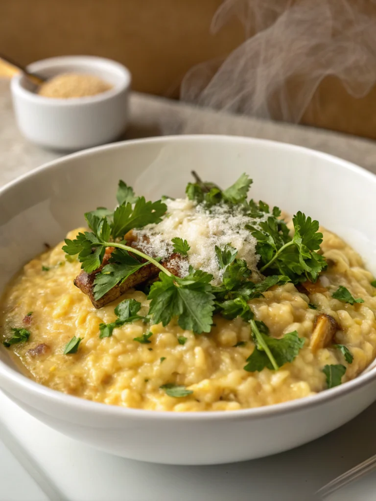 risotto Italian lunch dish