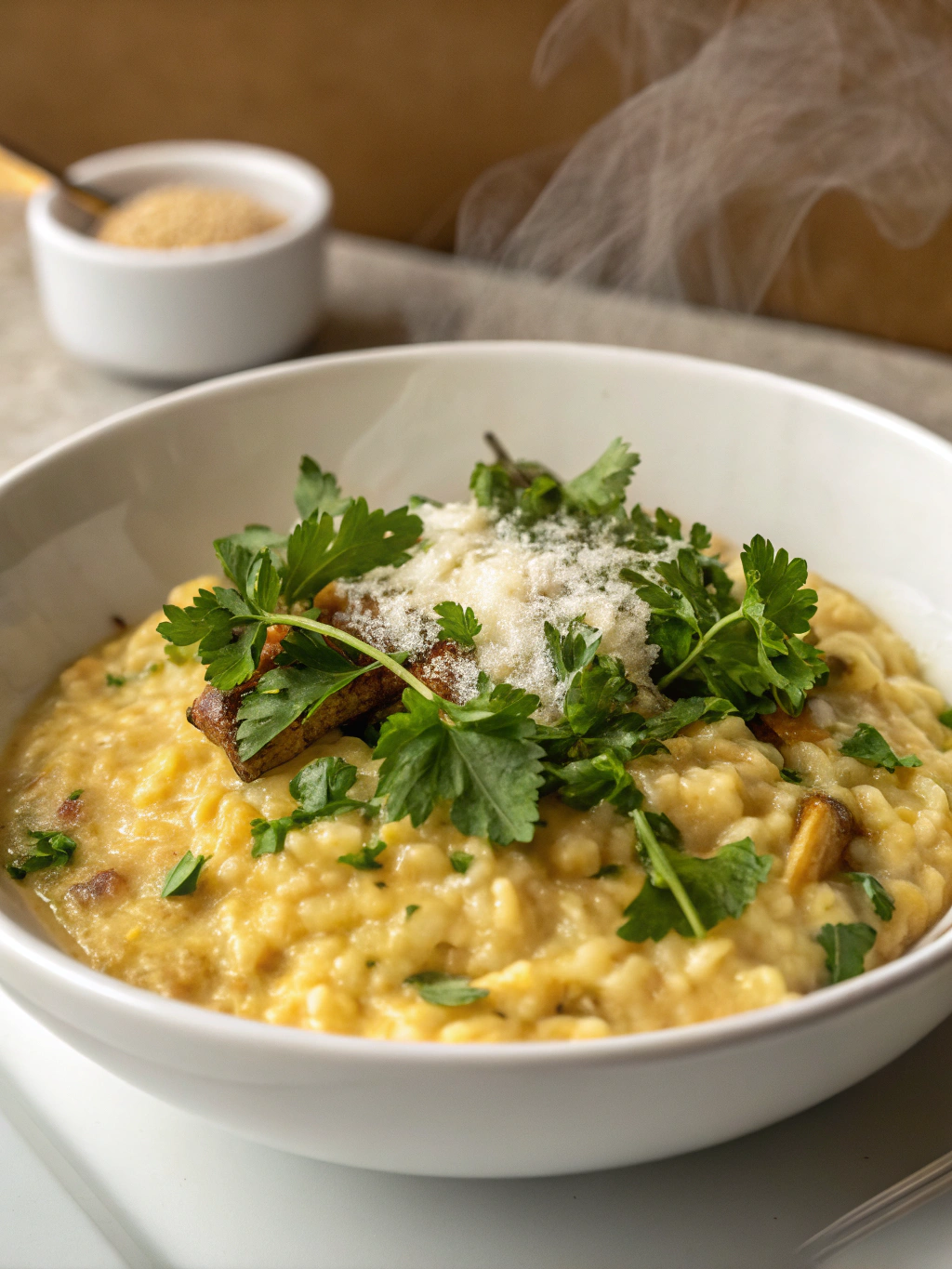 risotto Italian lunch dish