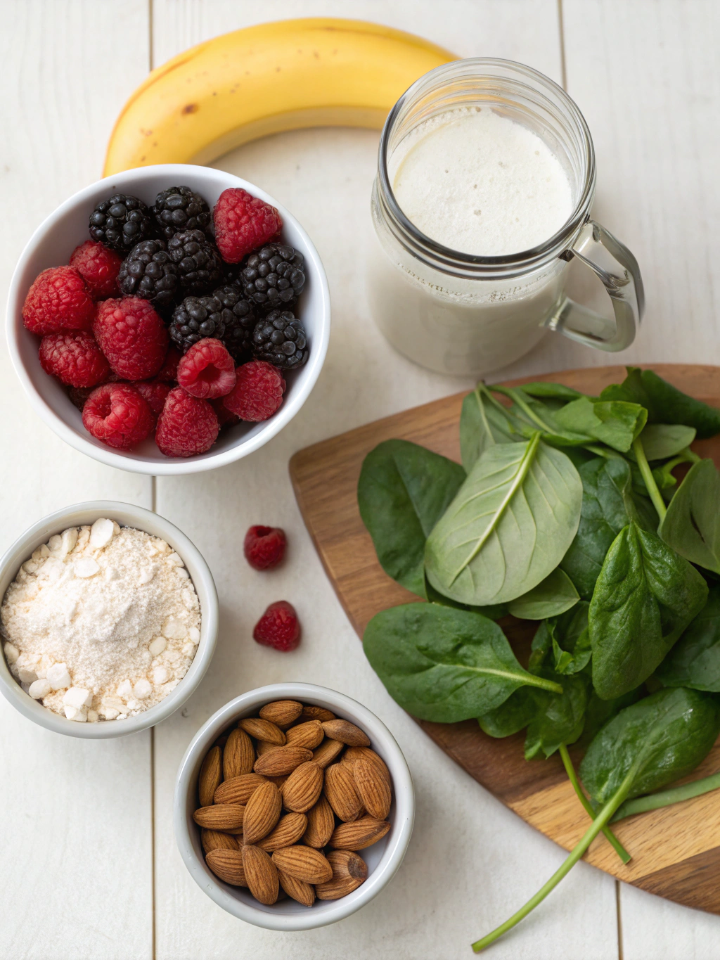 Berry Collagen Smoothie Ingredients