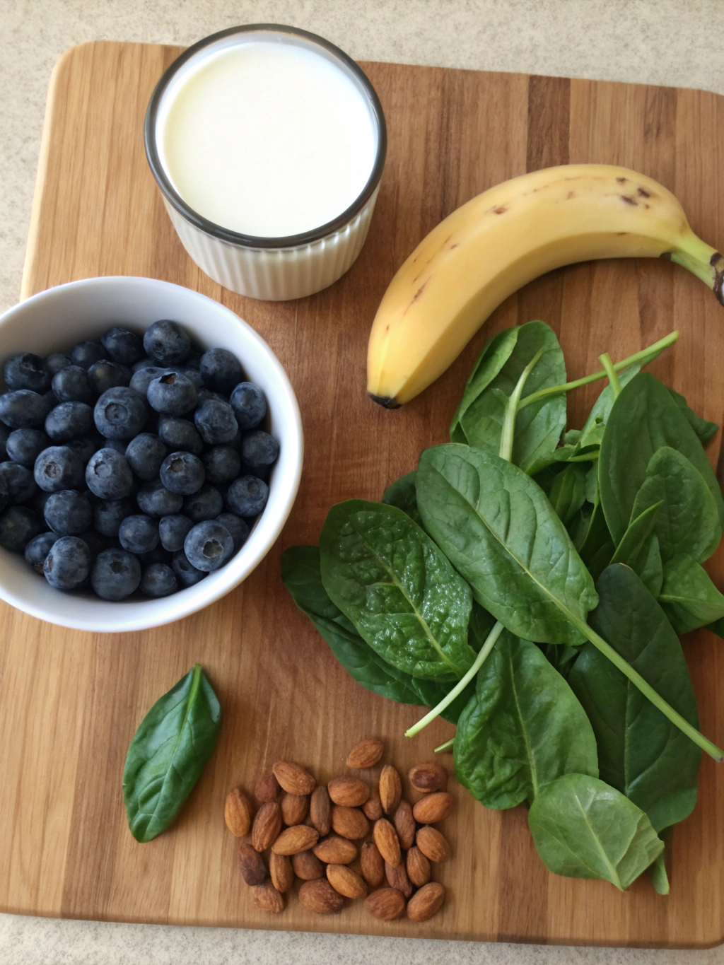 Blueberry Antioxidant Smoothie Ingredients