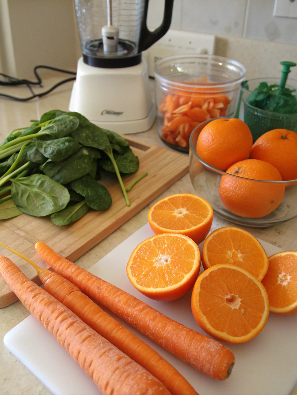 Carrot Orange Smoothie Ingredients
