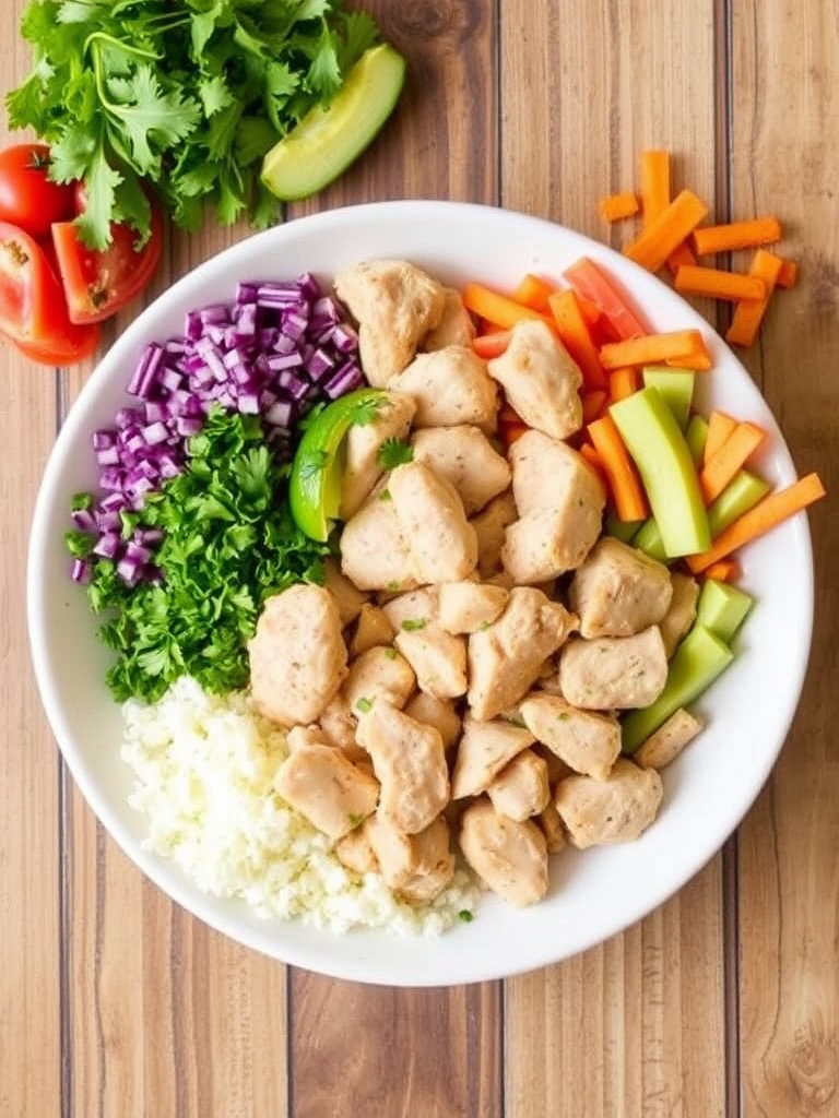 Chicken Shawarma Bowl Ingredients