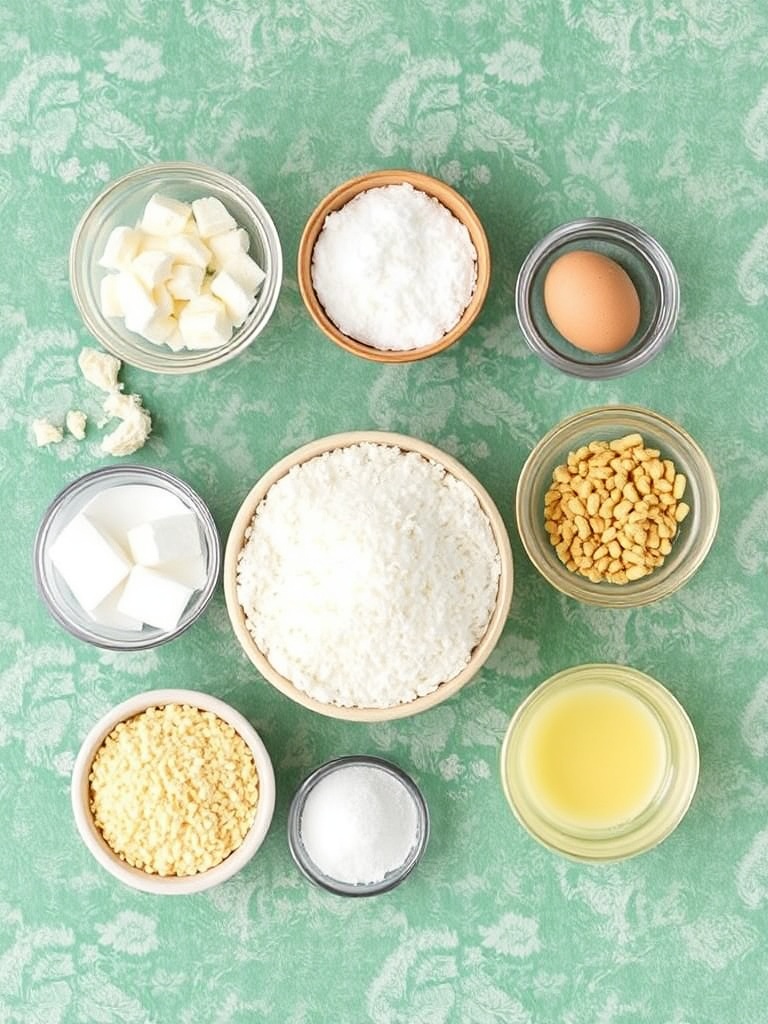 Coconut Macaroon Christmas Cookies ingredients