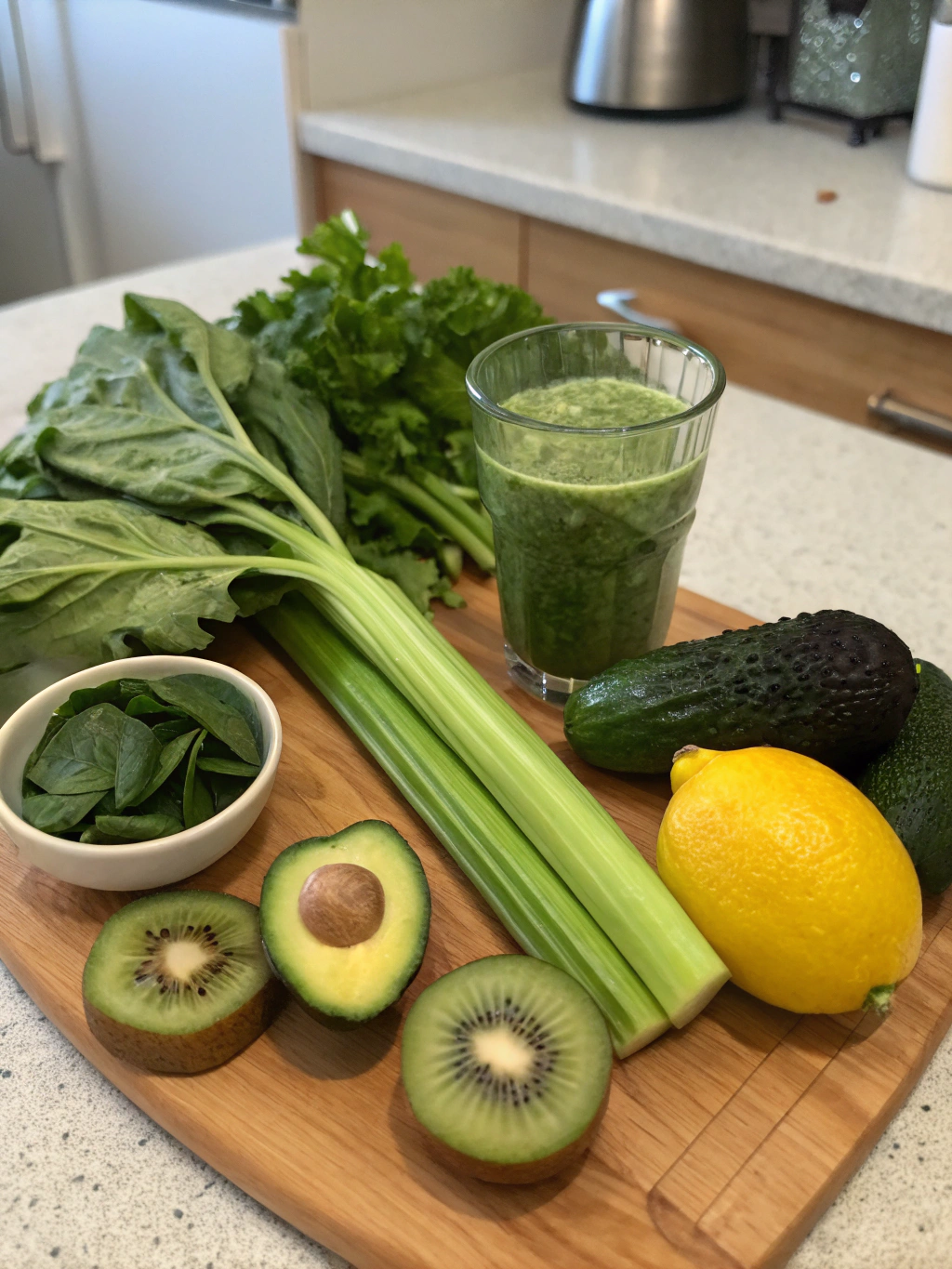Detox Green Smoothie ingredients