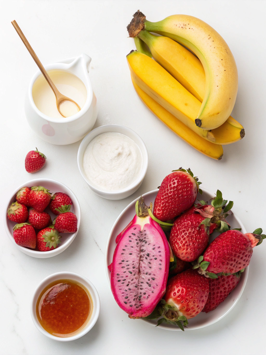 Dragon Fruit Smoothie Ingredients