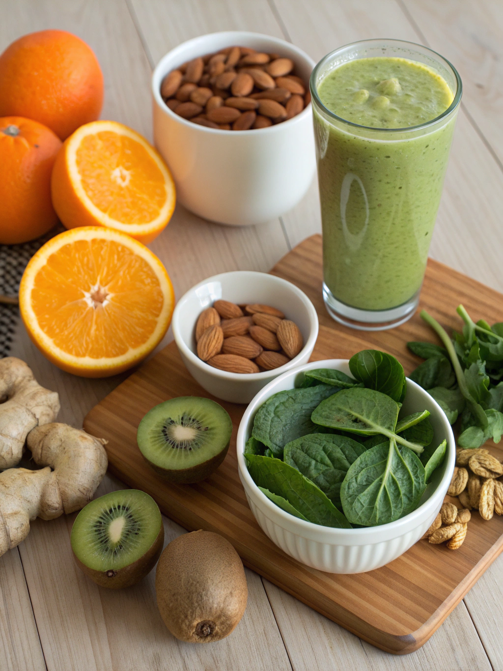 Immune Boost Smoothie ingredients