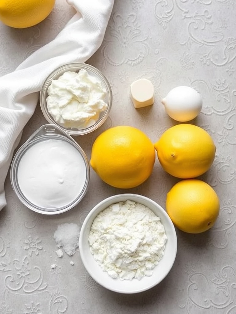 Lemon Glazed Christmas Cookies ingredients