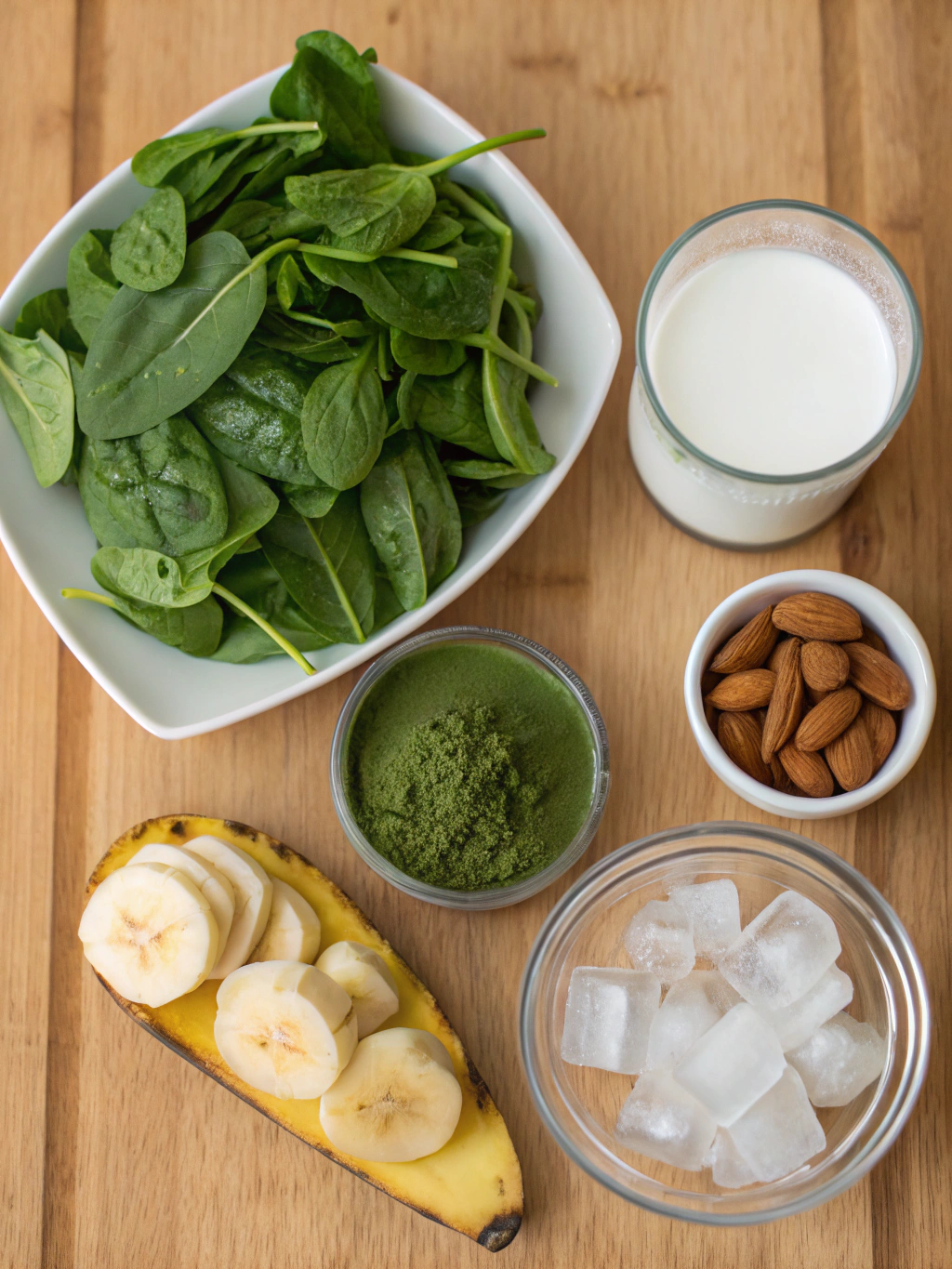 Matcha Green Tea Smoothie Ingredients