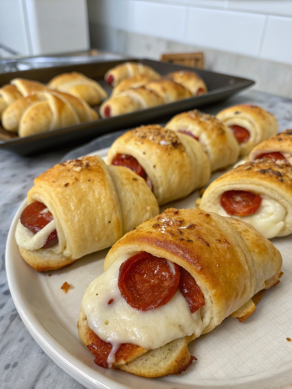 Mozzarella Pepperoni Croissant Rolls Ingredients
