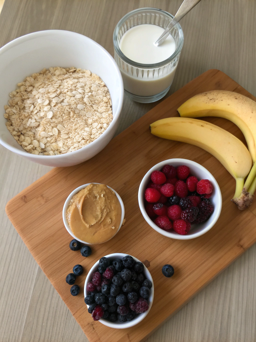 Oatmeal Breakfast Smoothie ingredients