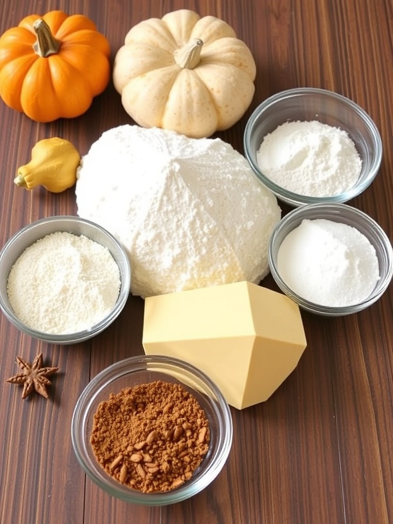 Pumpkin Spice Christmas Cookies ingredients