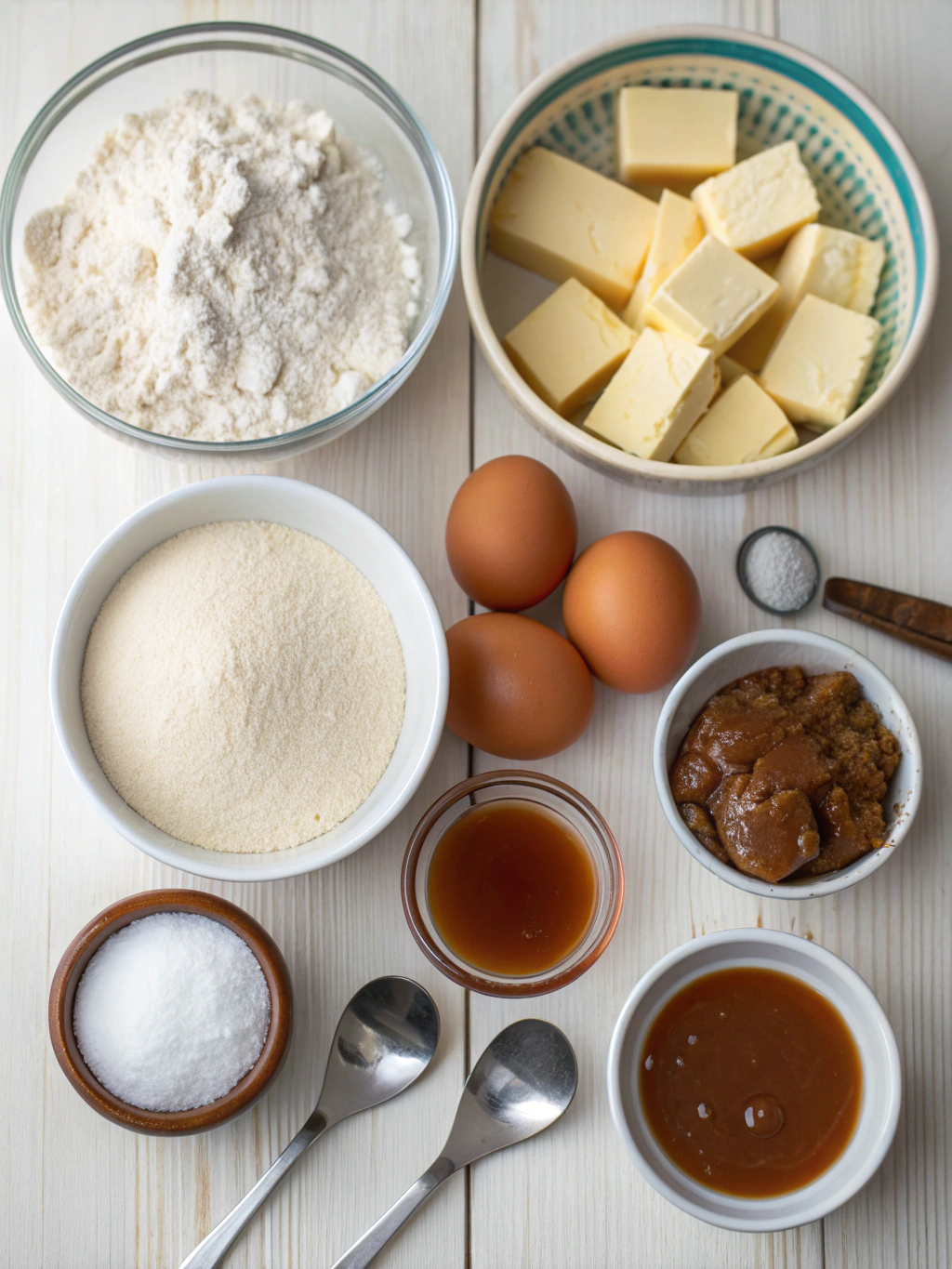 Salted Caramel Cake Recipe ingredients