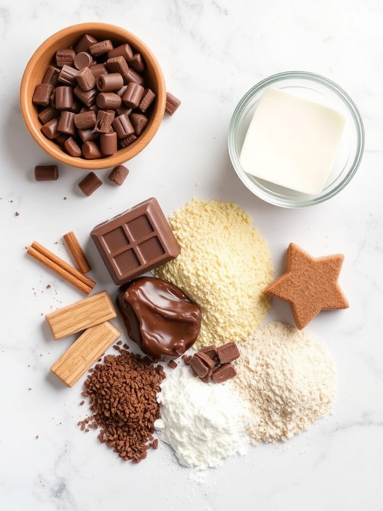 Schokolade-Doppelkekse Zutaten