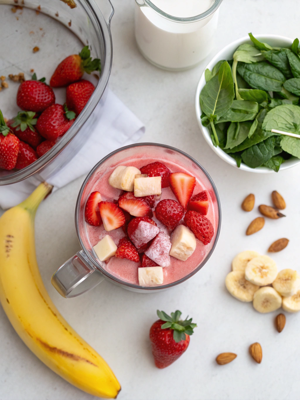 Strawberry Breakfast Smoothieingredients