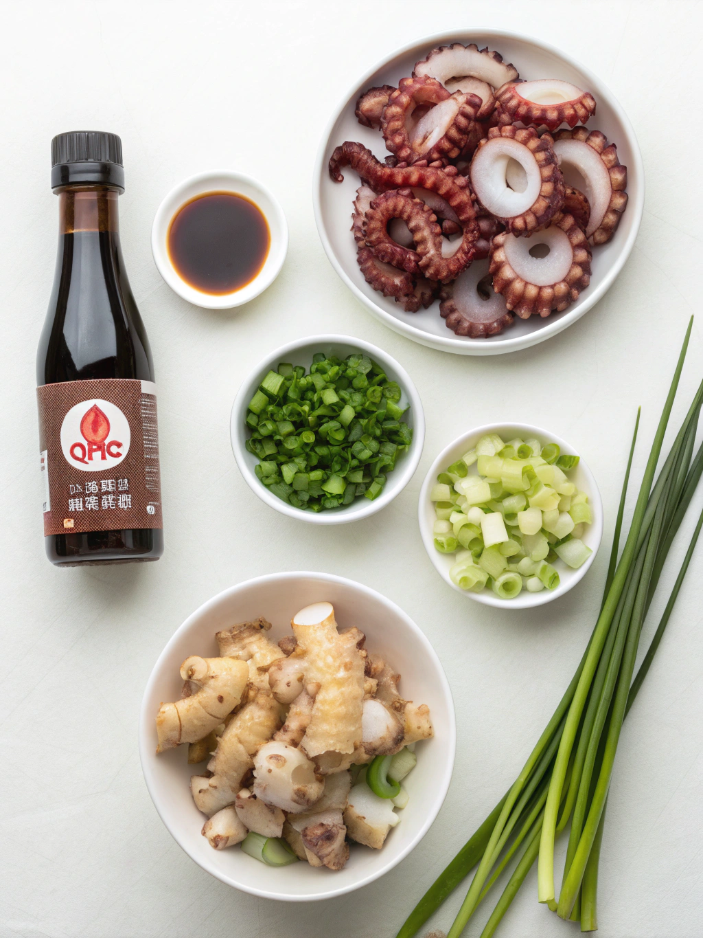 Takoyaki ingredients