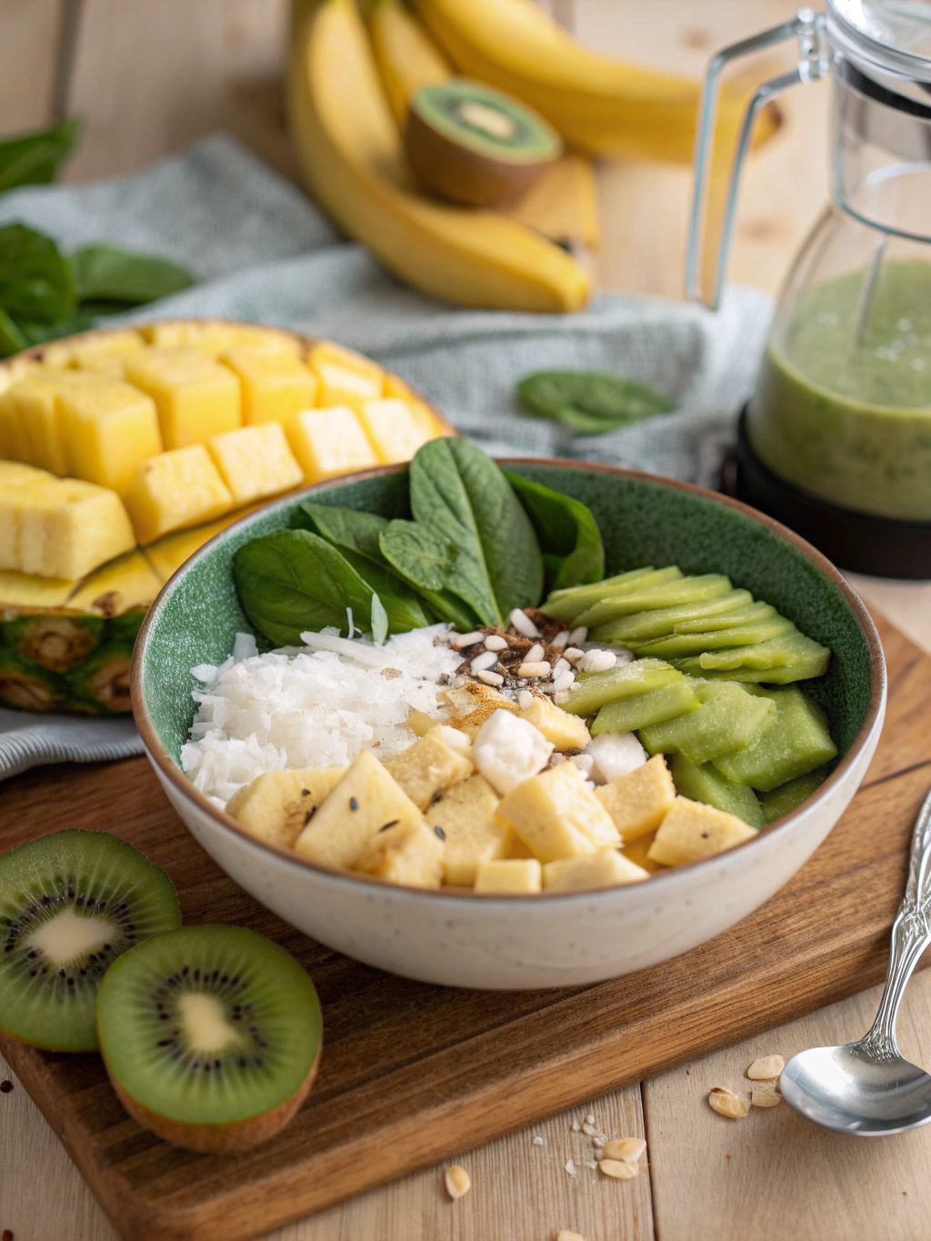 Tropical Detox Smoothie Ingredients