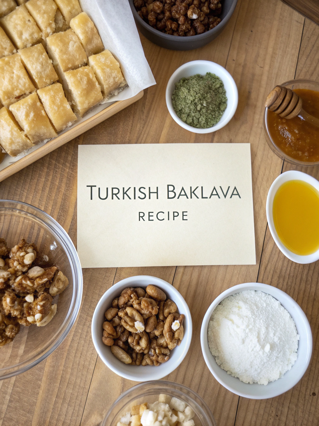 Turkish baklava recipe ingredients
