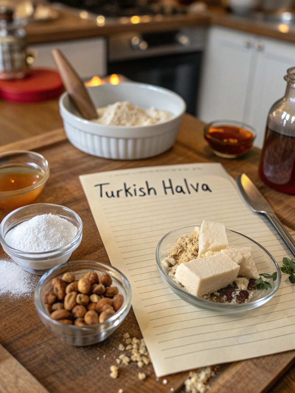 Turkish halva recipe ingredients