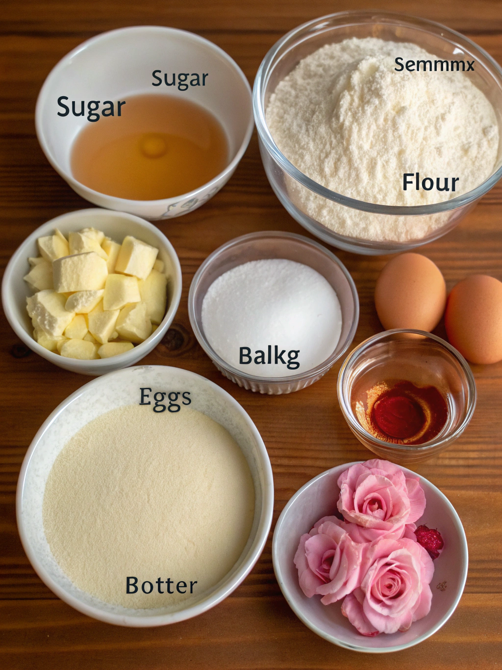 Turkish revani cake ingredients