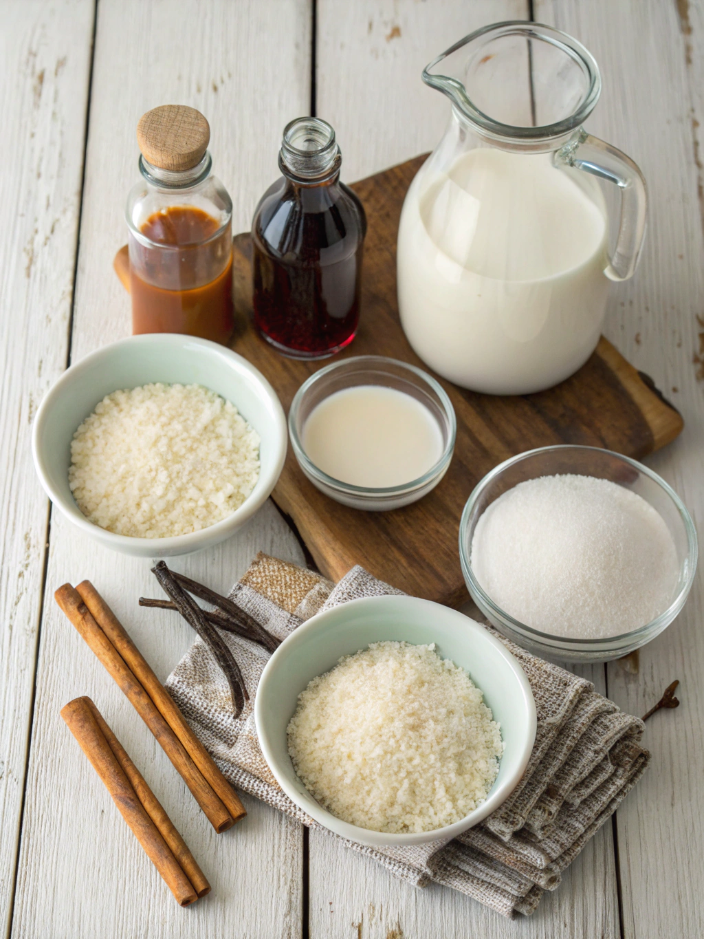 Turkish rice pudding ingredients