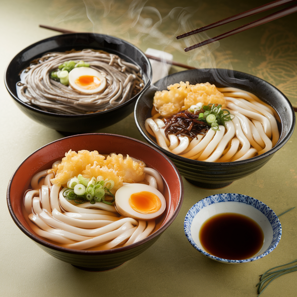 udon and soba japonesse food