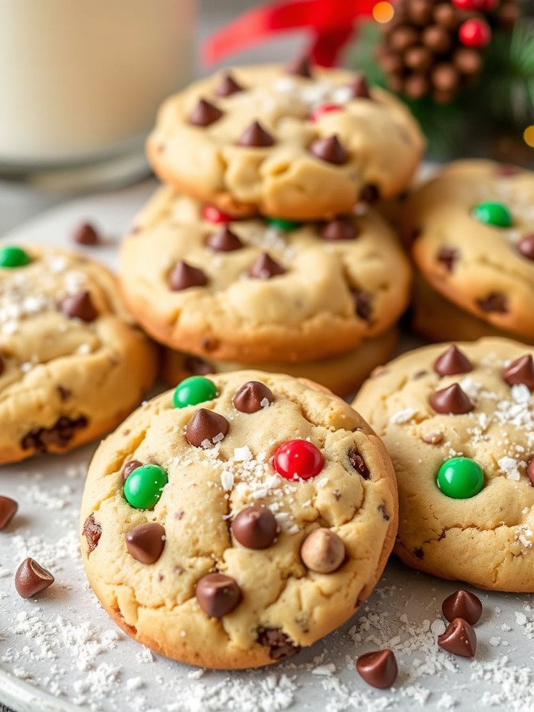 Chocolate Chip Christmas Cookies