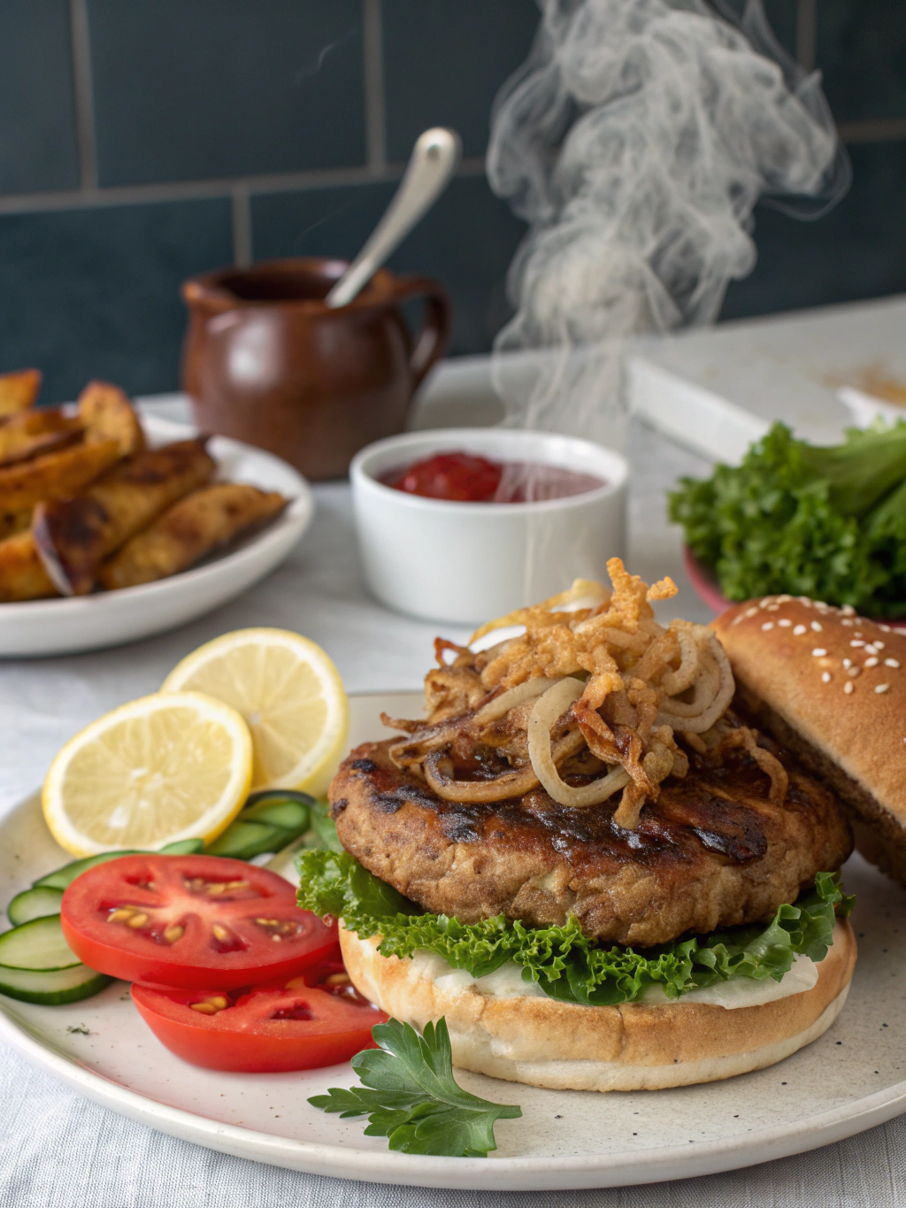 Turkish wet burger recipe