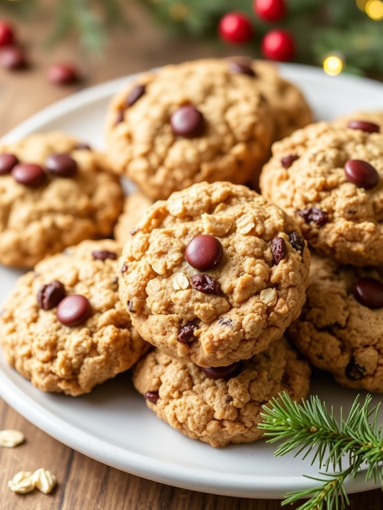 Oatmeal Raisin Christmas Cookies