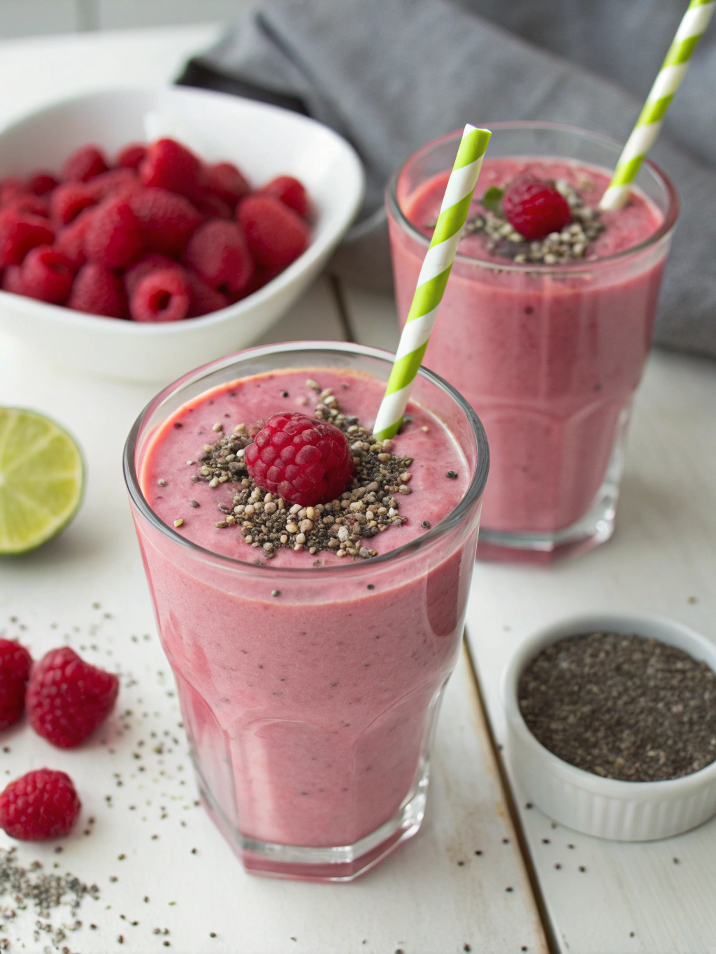 Raspberry Protein Smoothie