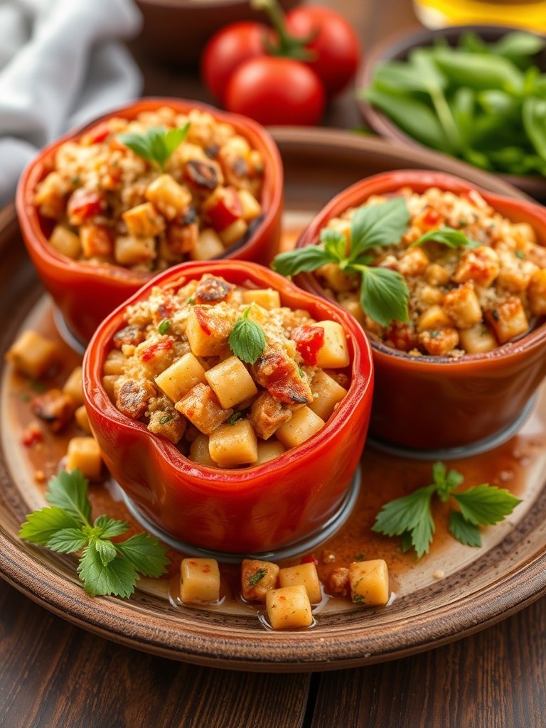 Mediterranean Stuffed Peppers