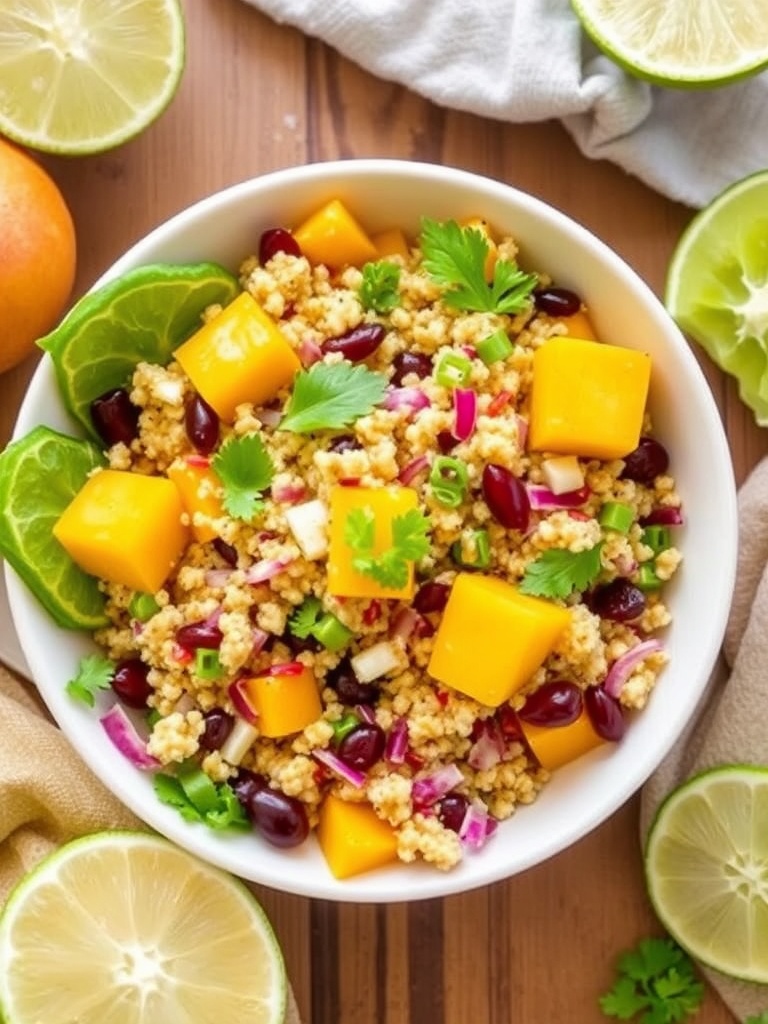 Mango Lime Quinoa Salad