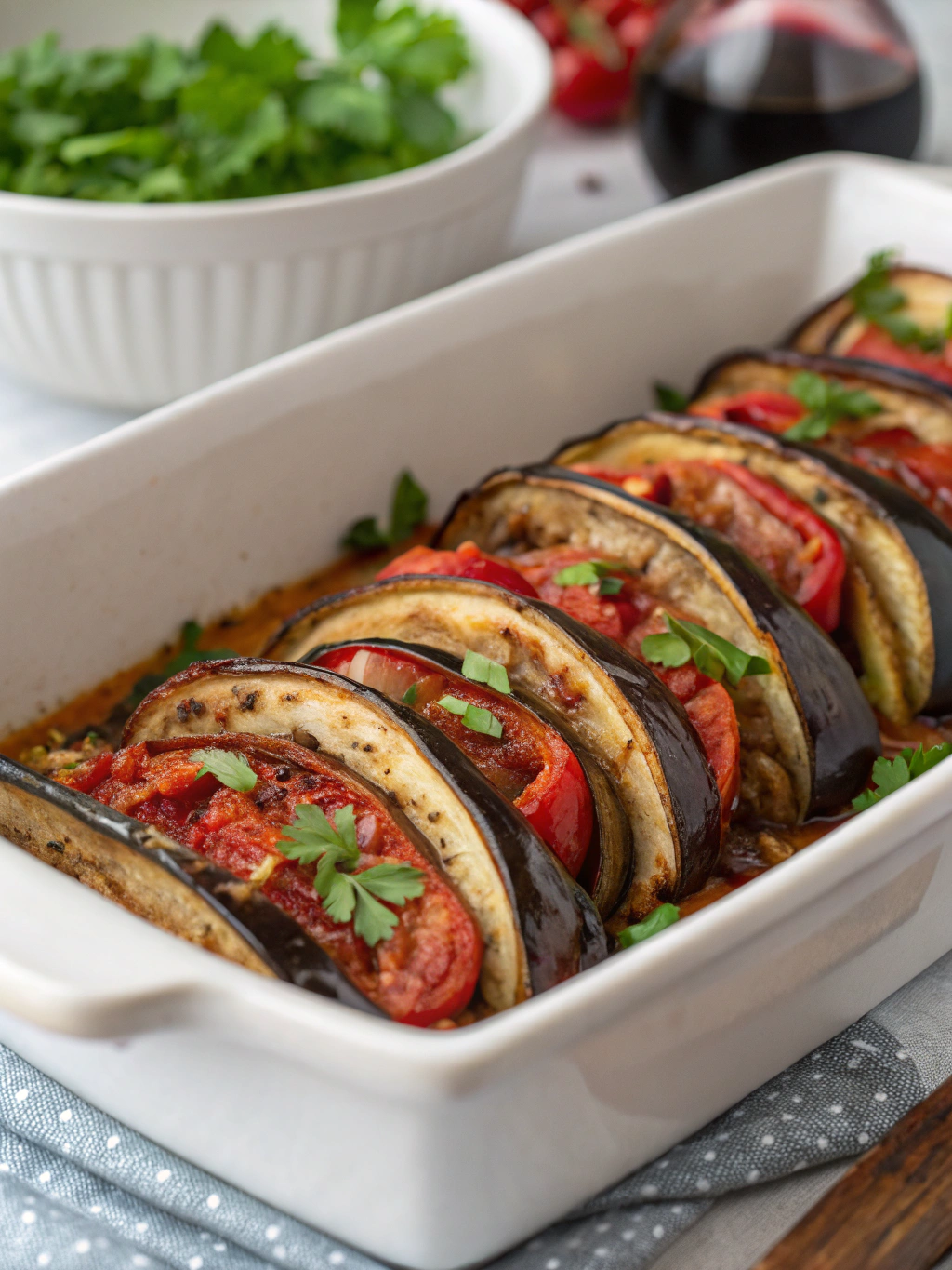 Imam bayildi eggplant