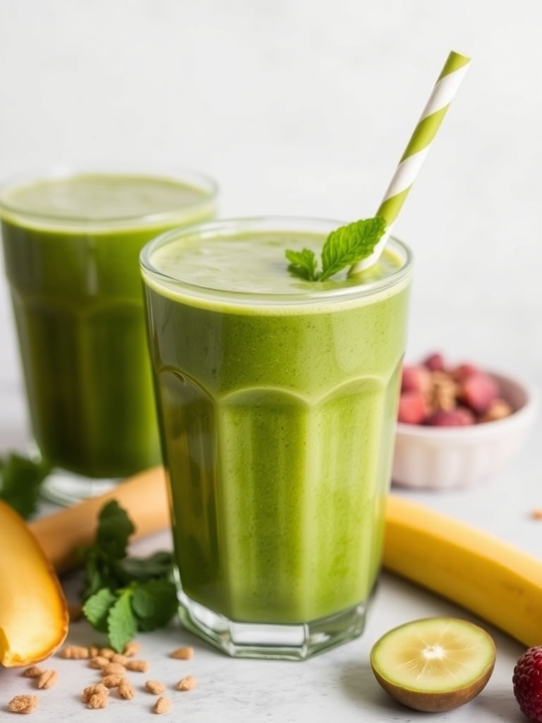 Green Detox Smoothie Lunch