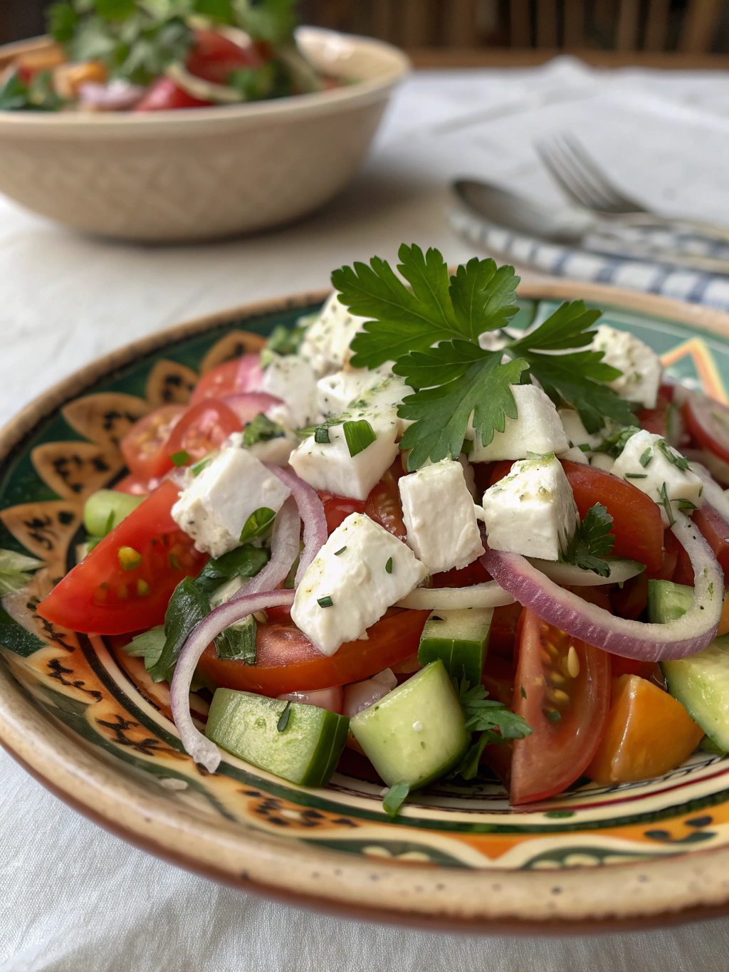 Turkish shepherd salad
