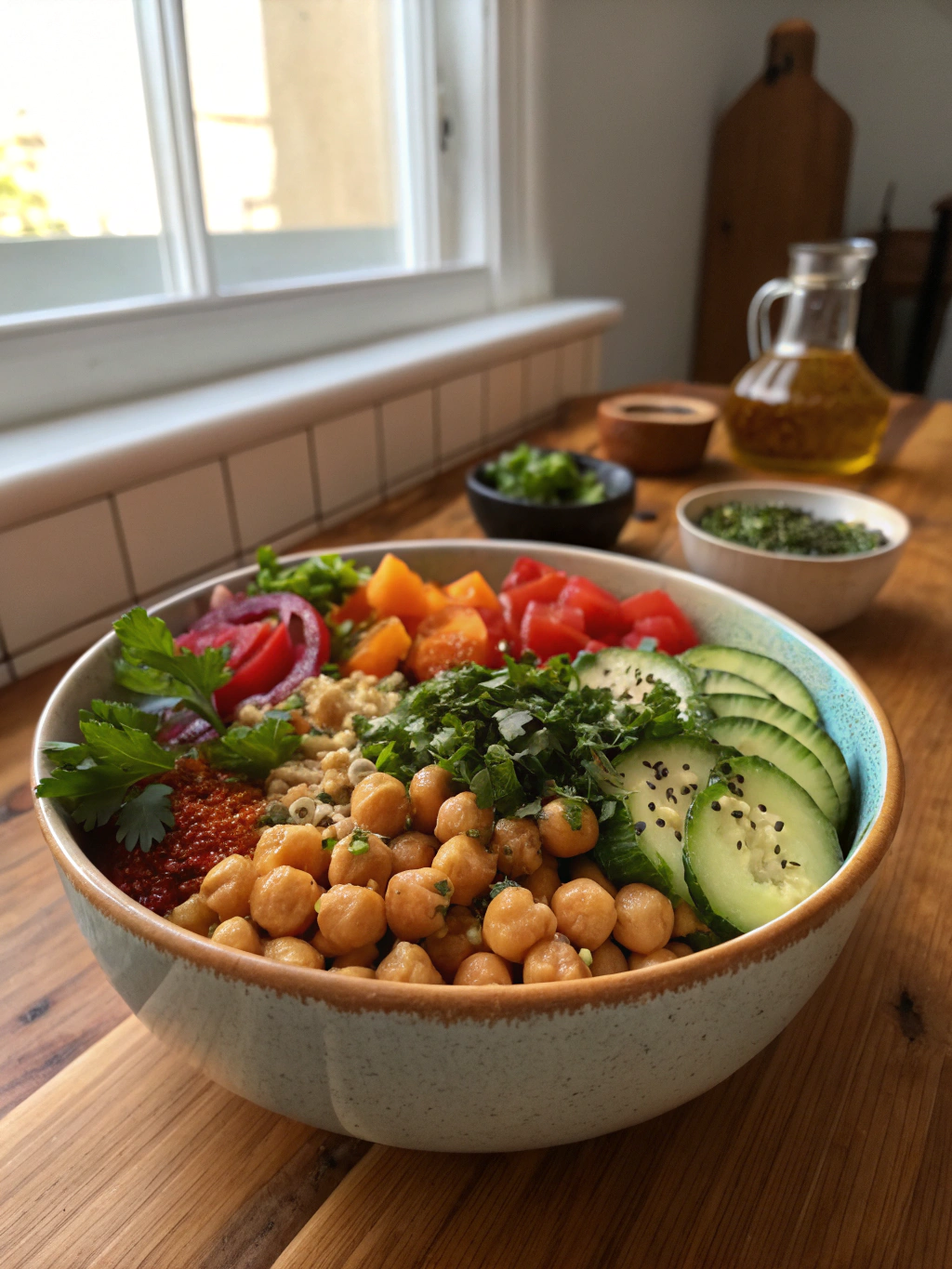 Chickpea Power Bowl ingredients