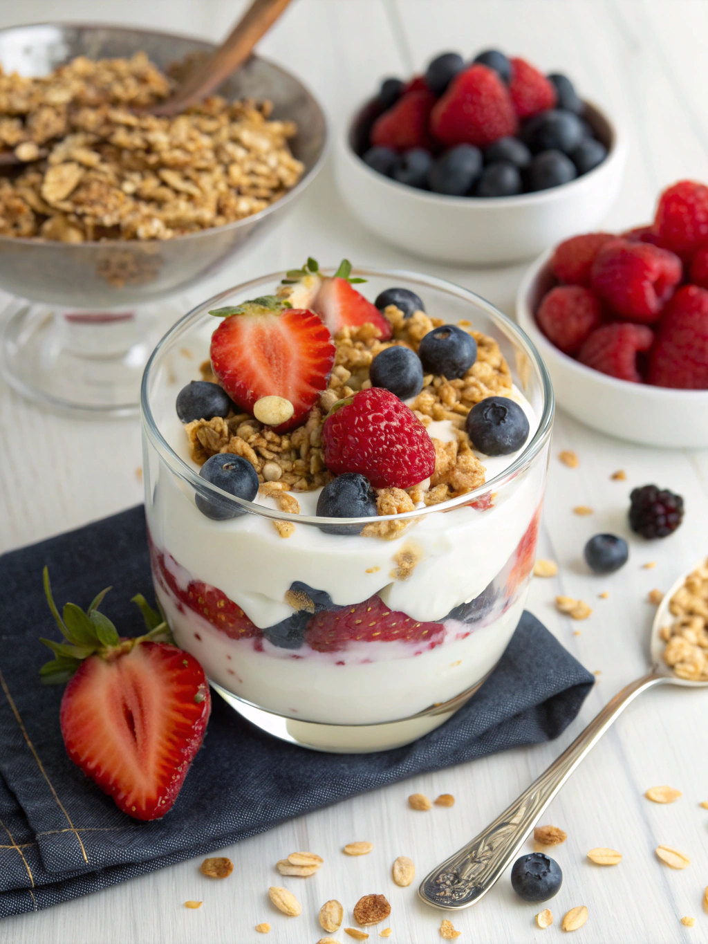Greek Yogurt Parfait ingredients